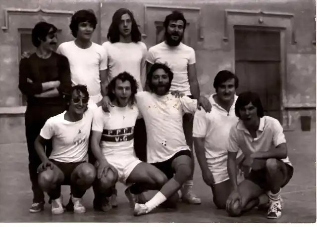 1974 Pati Escolapis J M Parera, Josep Mart,Joan C Duran, Jacint Conde, X Rfols, Cisco Surroca, Dado Pelegr i Pisa