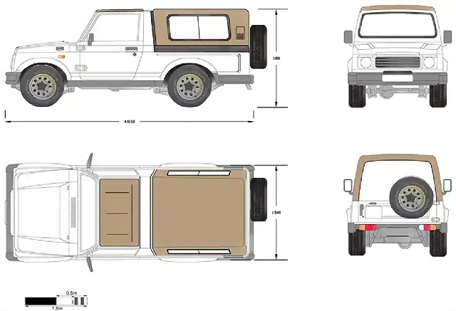 Suzuki Samurai 1300 Long body _WEB