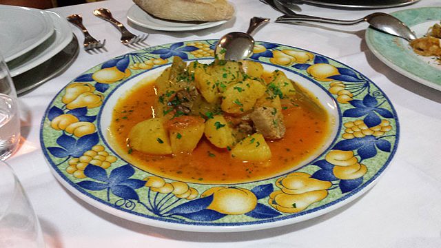 Parpatana de atún con patatas ( Casa Rufino)