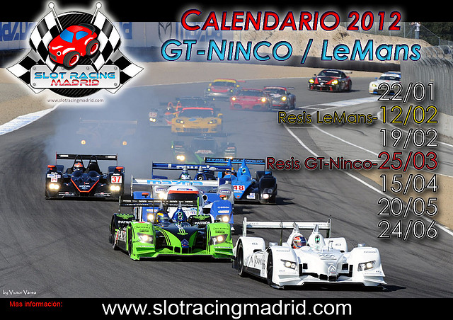 SRM2012_Calendario_pista_NincoGT+LeMans SRM2012_Calendario_pista_NincoGT+LeMans