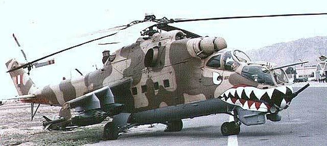 Mil Mi-25 Hind de la FAP