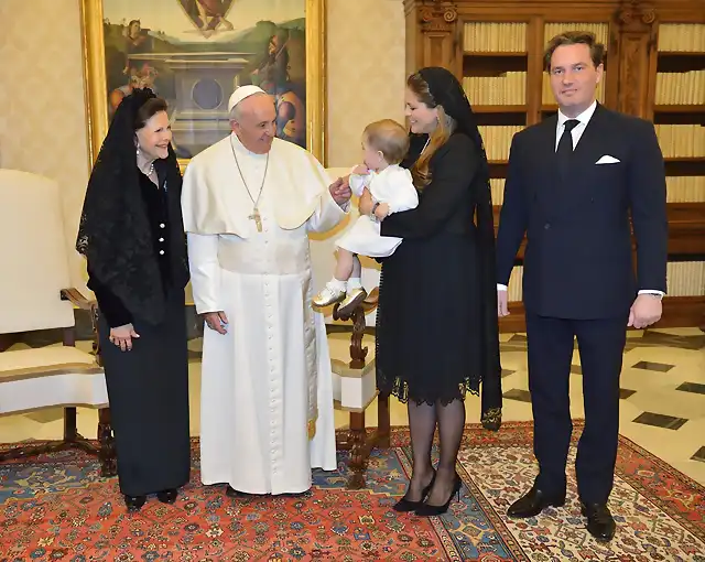 visita Papa reina suecia 2