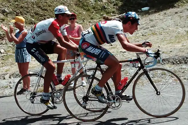 1996 Tour - Indurain y Olano en el Soudet 2