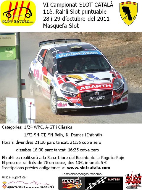 cartell rally octubre 2011