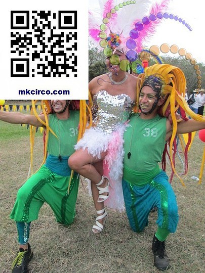 bailarinas samba batucada, circo musica contactar musica mkcirco@gmail.com tel. 7253510 (26)