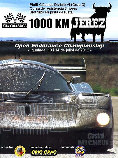 Cartell Divisi VI - 1000km Jerez