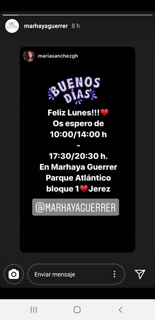 Marhaya Guerrer IG Stories 24-2-2020 Marhaya Guerrer IG Stories 24-2-2020