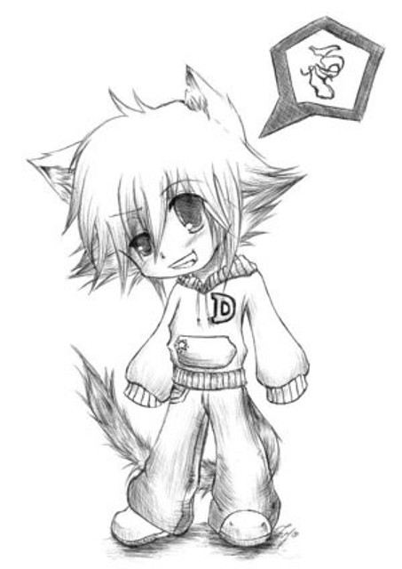 Some_Lineart__Neko_Boy_Chibi_by_KawaiiJumi