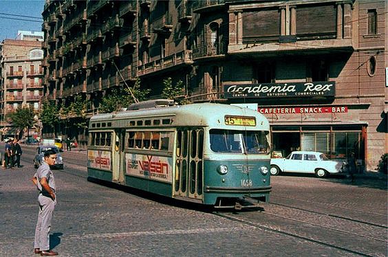Barcelona tramvia 1960
