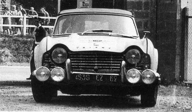 Triumph TR4 - TdF'63 - Roger Barbara-Bernard Mordacq