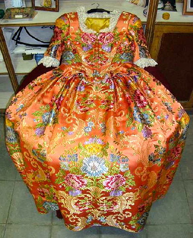 vestido mandarina