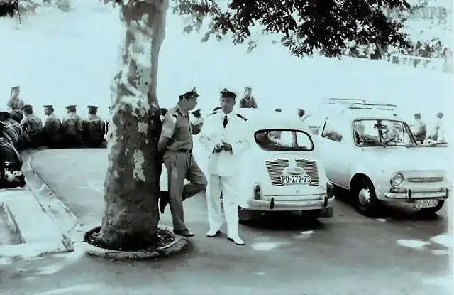 Pula - Parkplatz des heutigen Zentrums Rojac, 1974