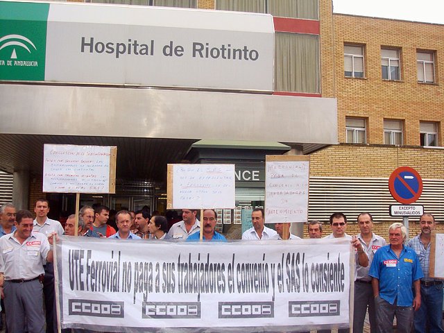 Manifestacion  personal Mantto. Hospital Riotinto