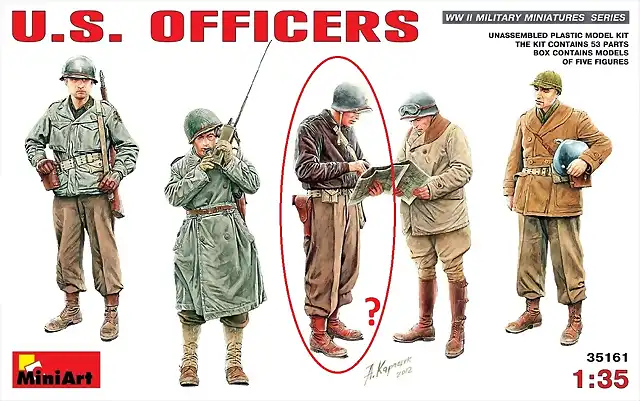 Miniart - US Officers - 1-35