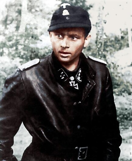 Colorized image of Michael Wittmann