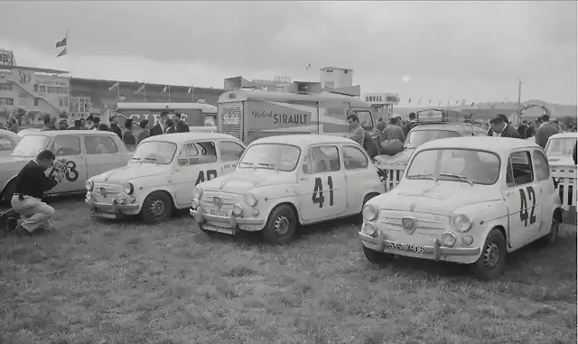 Fiat Abarth 850 & Simca 1000 - TdF'62 - 01