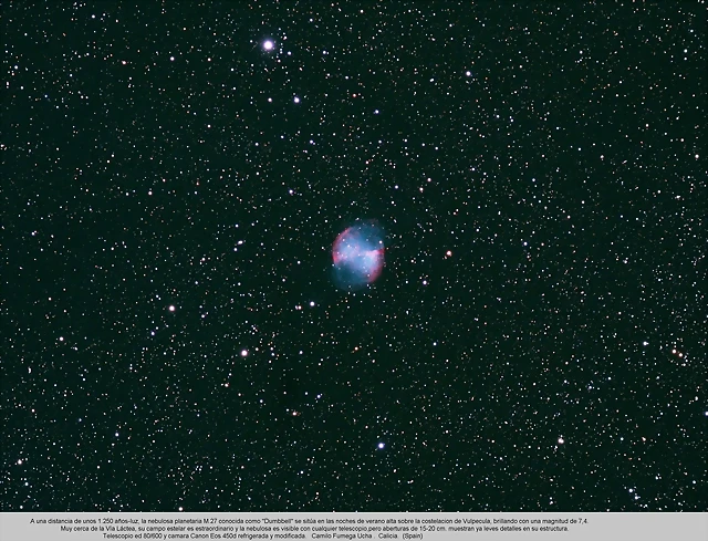 M27  nebulosa Dumbbell