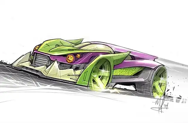 marvel character cars green goblin