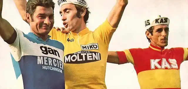 Tour 1974-Merckx-Lopez Carril-Poulidor