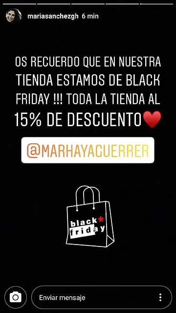 Mar?a IG Stories 23-11-2018 Mar?a IG Stories 23-11-2018