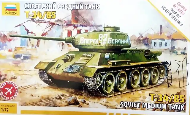 Zvezda - T-34-88 - 1-72