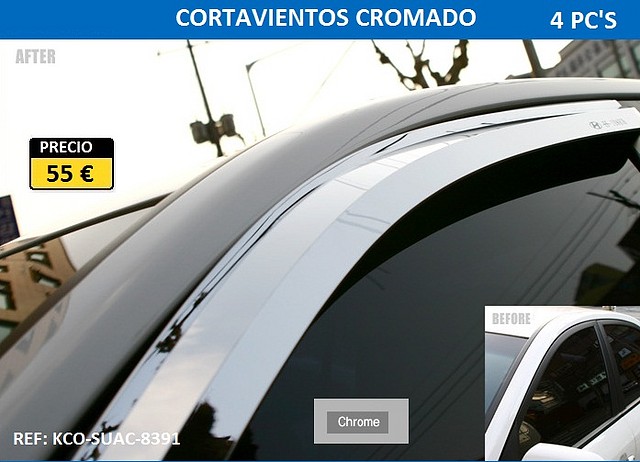 cortavientos cromado.KCO-SUAC-8391.Upgradecar