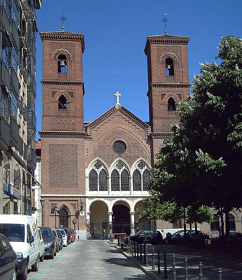 MADRID IGLESIA DE LA PALOMA.NEOMUDEJAR