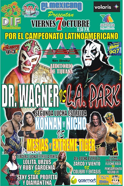 Volante Lucha Libre (7 de Octubre)