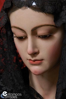 La Virgen del Triunfo de Almuñecar de mantilla