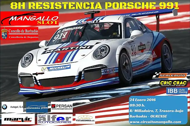 Resistencia 8h Porsche 991 ing