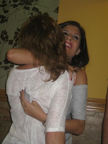 María en la cena antes del bolo 15 María en la cena antes del bolo 15
