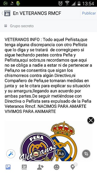 comunidado veteranos