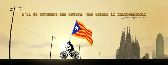 Estelada en bici