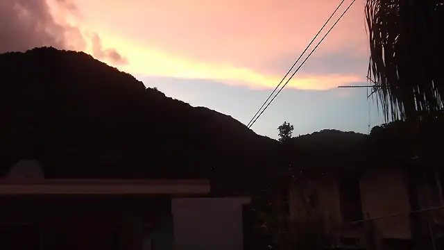 atardecer en nuestras montanas