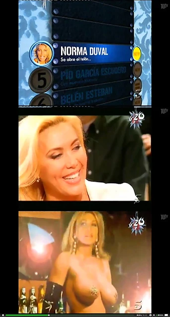 Norma Duval se abre al telon Norma Duval se abre al telon