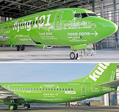 Kulula nose tail