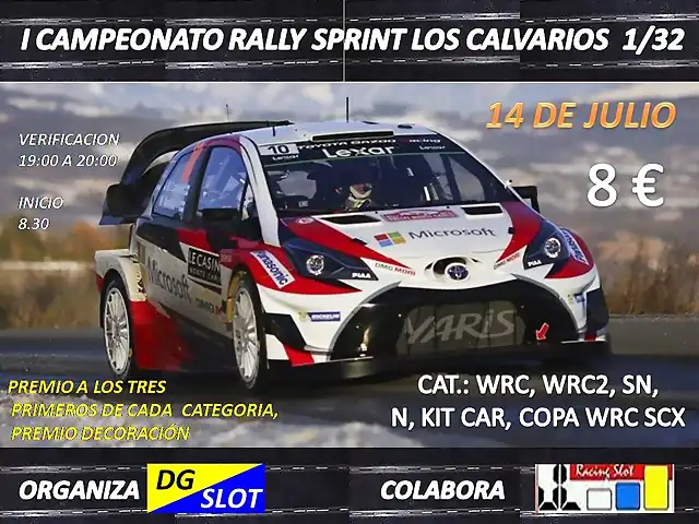 RALLY SLOT SPRINT PILETAS