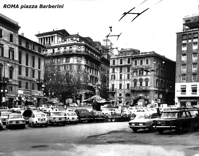 Roma piazza Barberini Italia
