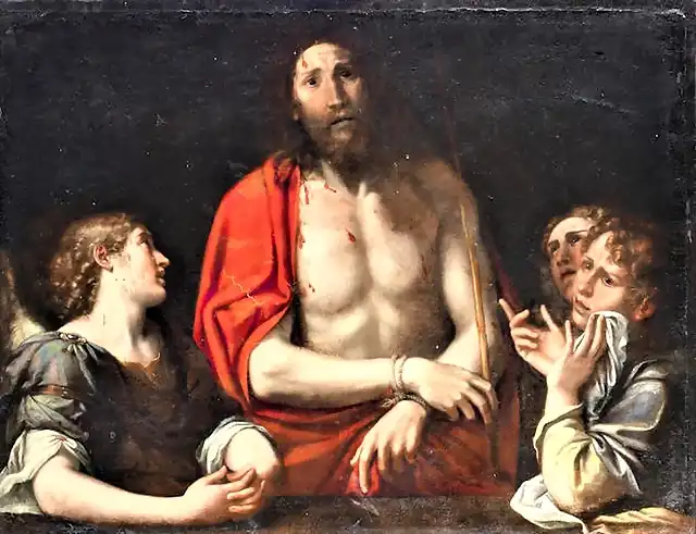 +Francesco Albani, bolognese. Ecce Homo 100 x 130.2cm