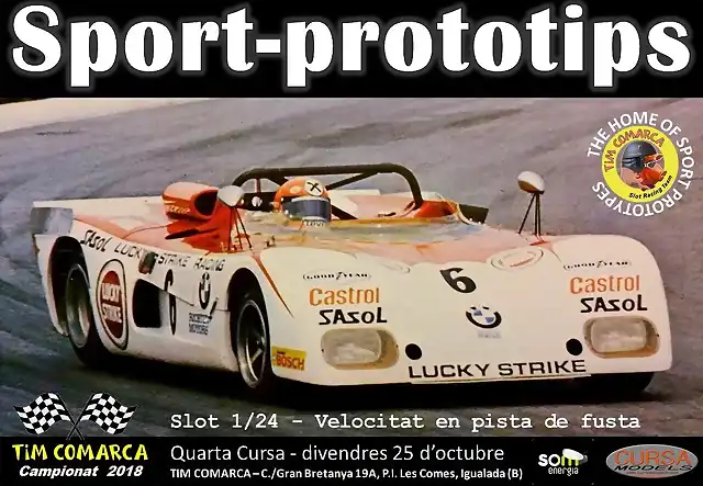 Cartell Sport-prototips - cursa 4