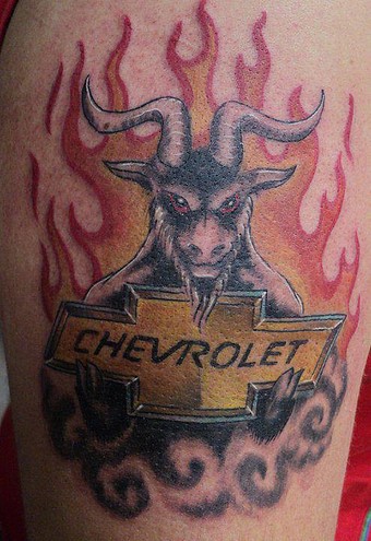 Chevrolet tatto Chivo