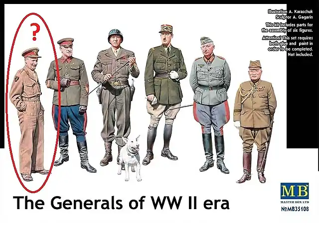 Master Box - The Generals of WWII Era - 1-35