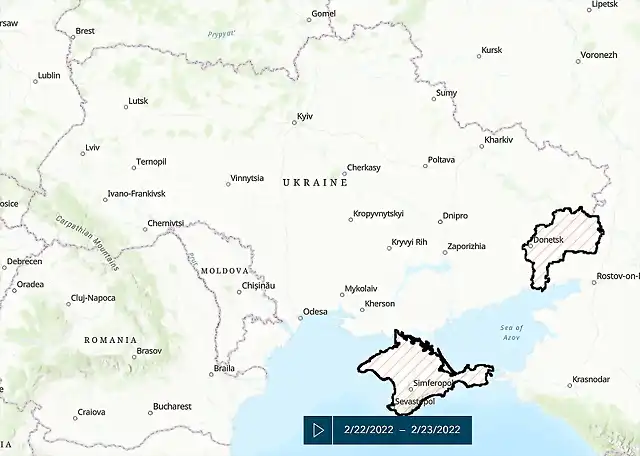 Ukraine War 23 Feb 2022