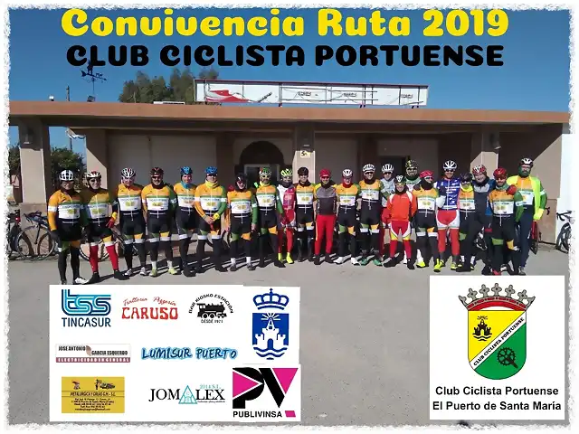 Convivencia Carretera 3 Febrero 2019 Club Ciclista Portuense