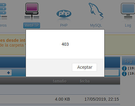 Error WebFTP