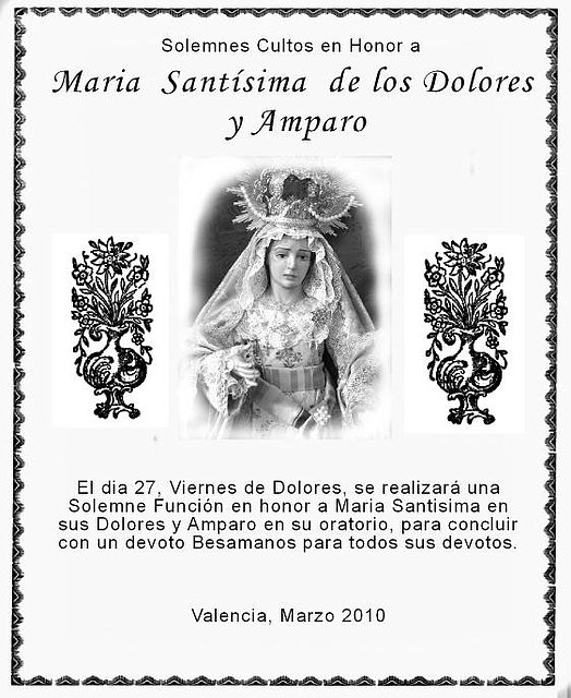 cartel Viernes de dolores