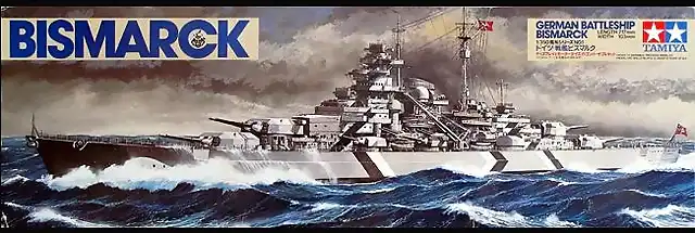 1978 - Tamiya 1-350 - Bismarck