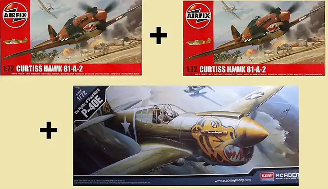 Airfix - Curtiss Hawk 81-A-2 - 1-72