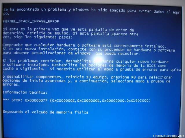 error pc