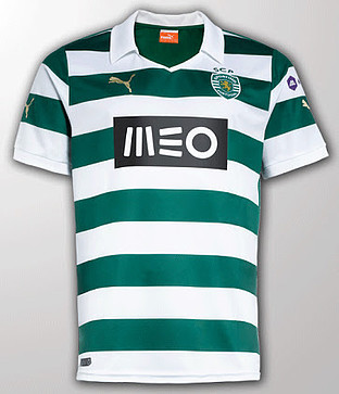 Sporting 13-14 Home Kit front